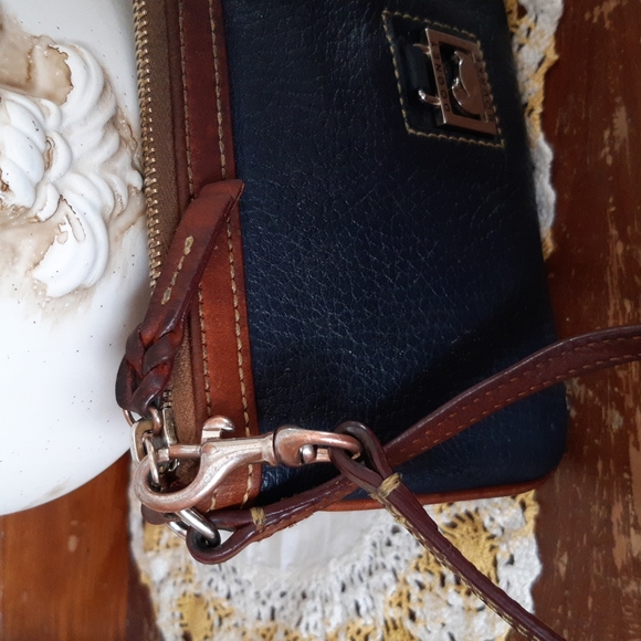 Dooney & Bourke Pebble Leather Wristlet Mini Bag - Picture 3 of 7